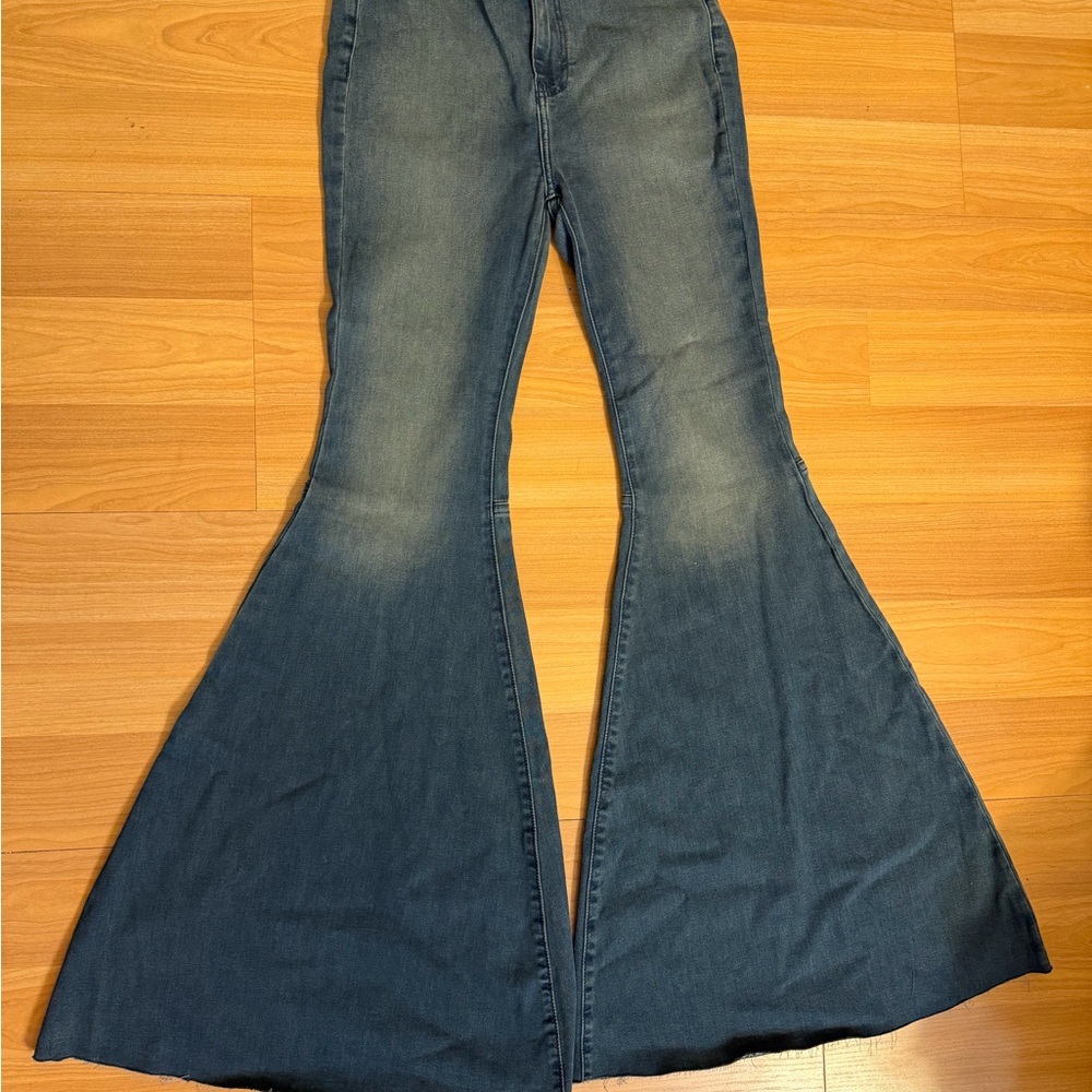 FP Movement by Free People Dark Blue Flare Jeans